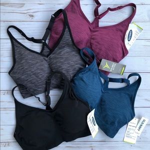 Old Navy Light Support Sports Bra Bundle